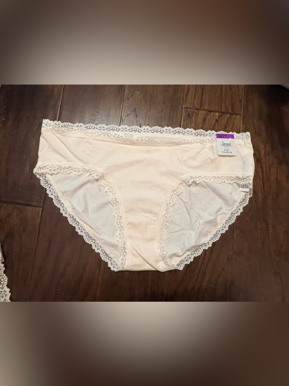 Jenni Lace Trim Cotton Hipster Underwear 6 Pair, XXL, Total MSRP $48 - Picture 5 of 8